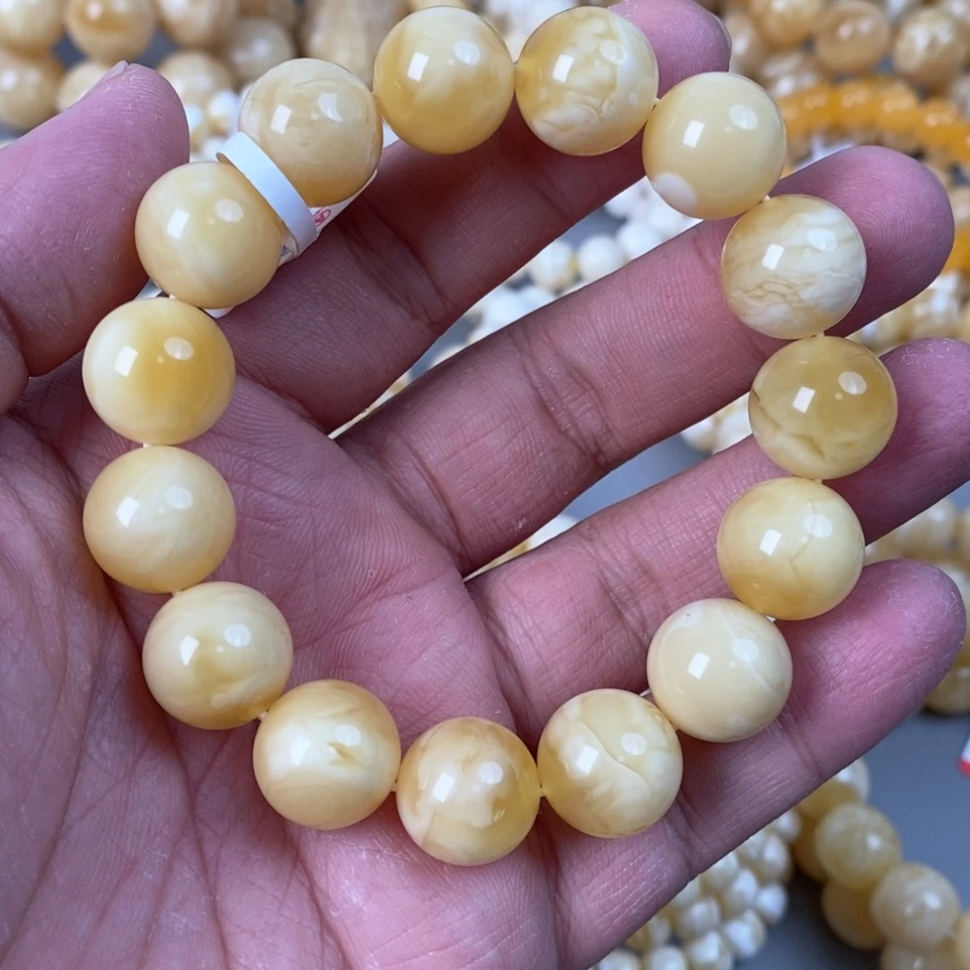 蜜蜡未镶嵌珠宝奇石15mm 30g
