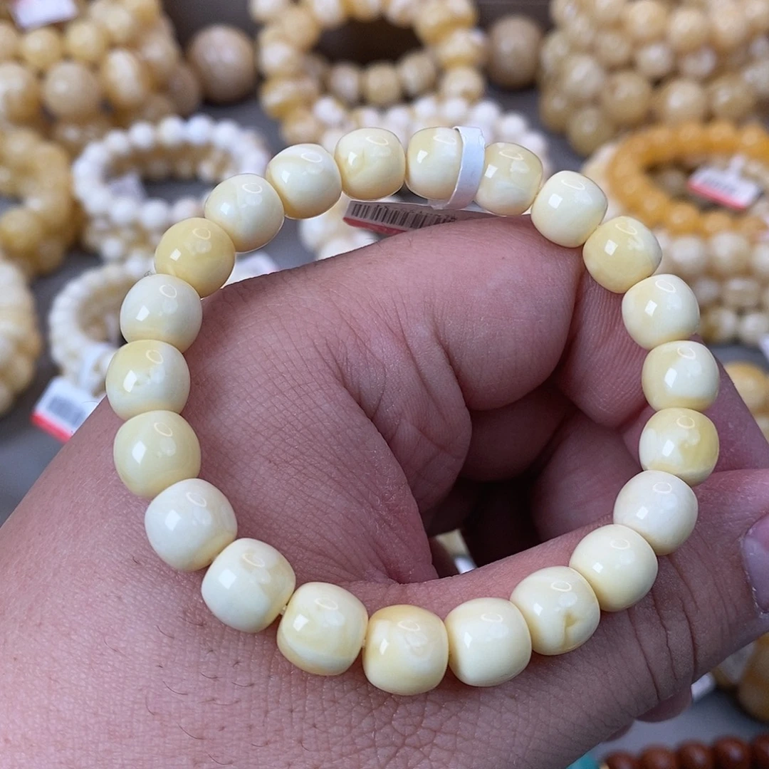 蜜蜡未镶嵌珠宝奇石9.5×9mm 11.5g