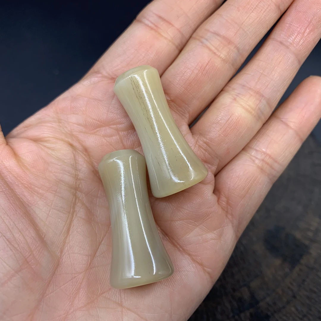 网秋粒水滴轮手搓花牛角握丸S/D牌通用常规款一对网秋粒