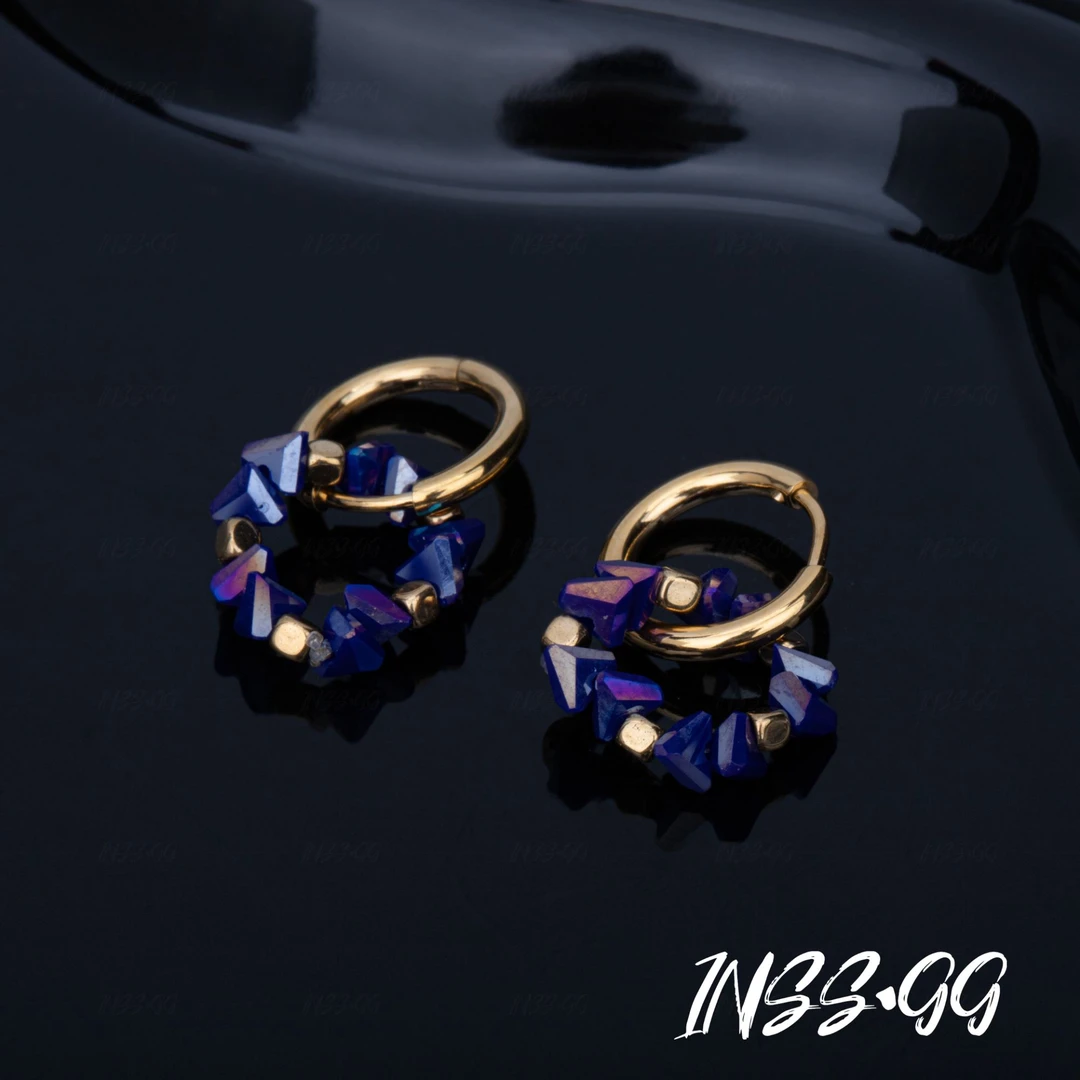 钛钢耳饰 【INSS · GG】新款个性吊坠百搭时尚C205耳环