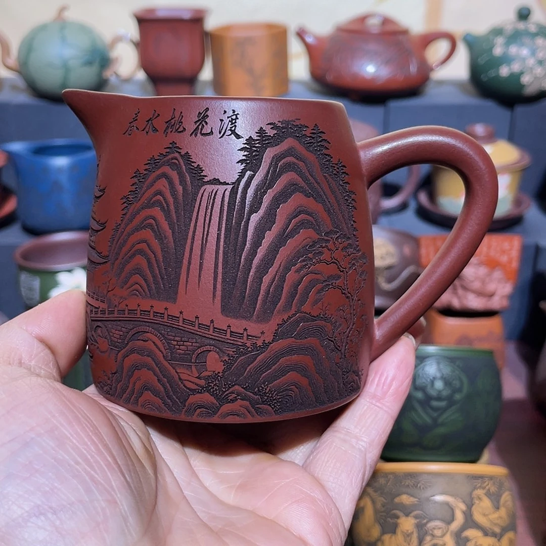 原矿紫砂手工主人杯