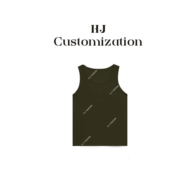 【 H·J 】“个性酷调”穿搭必备U领显瘦舒适百搭背心3375