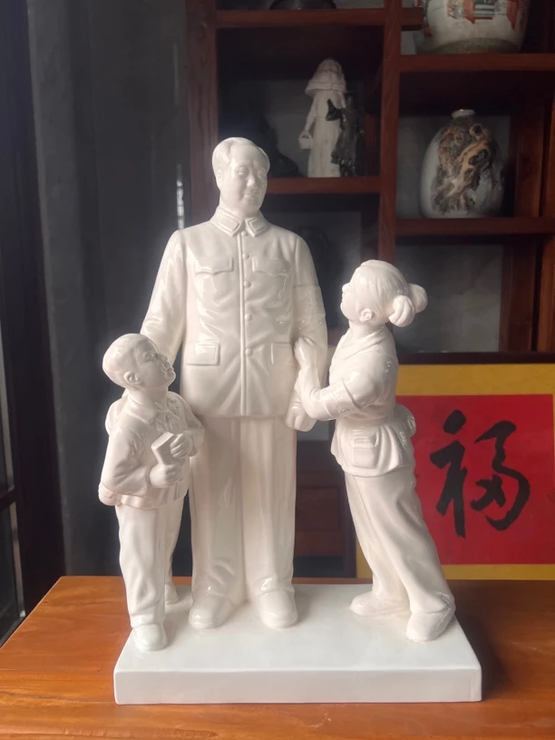 毛主席与少先队员经典老模新作50公分