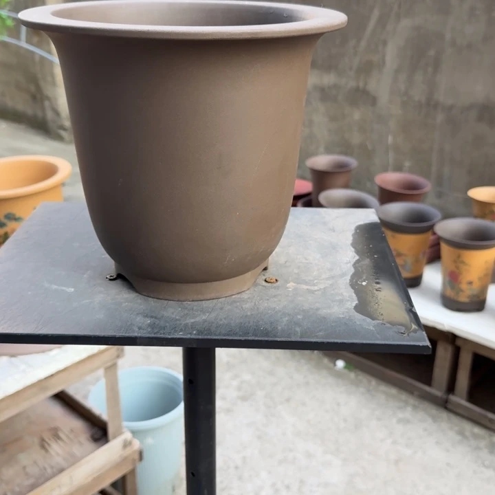 紫砂花盆 高度22口径25单只