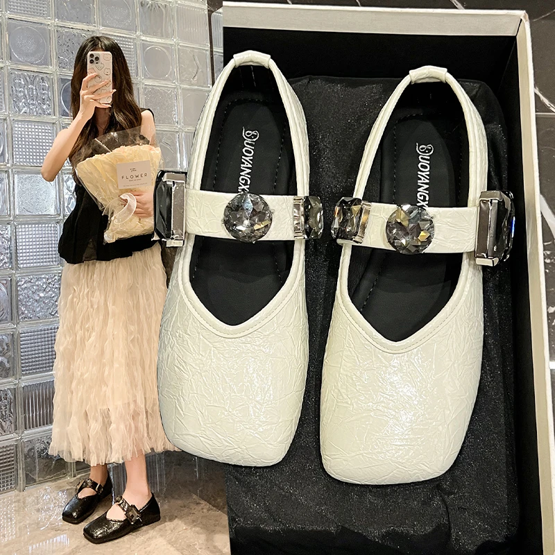 包头半拖鞋女外穿法式平底温柔晚风凉鞋夏季2025年新款凉拖