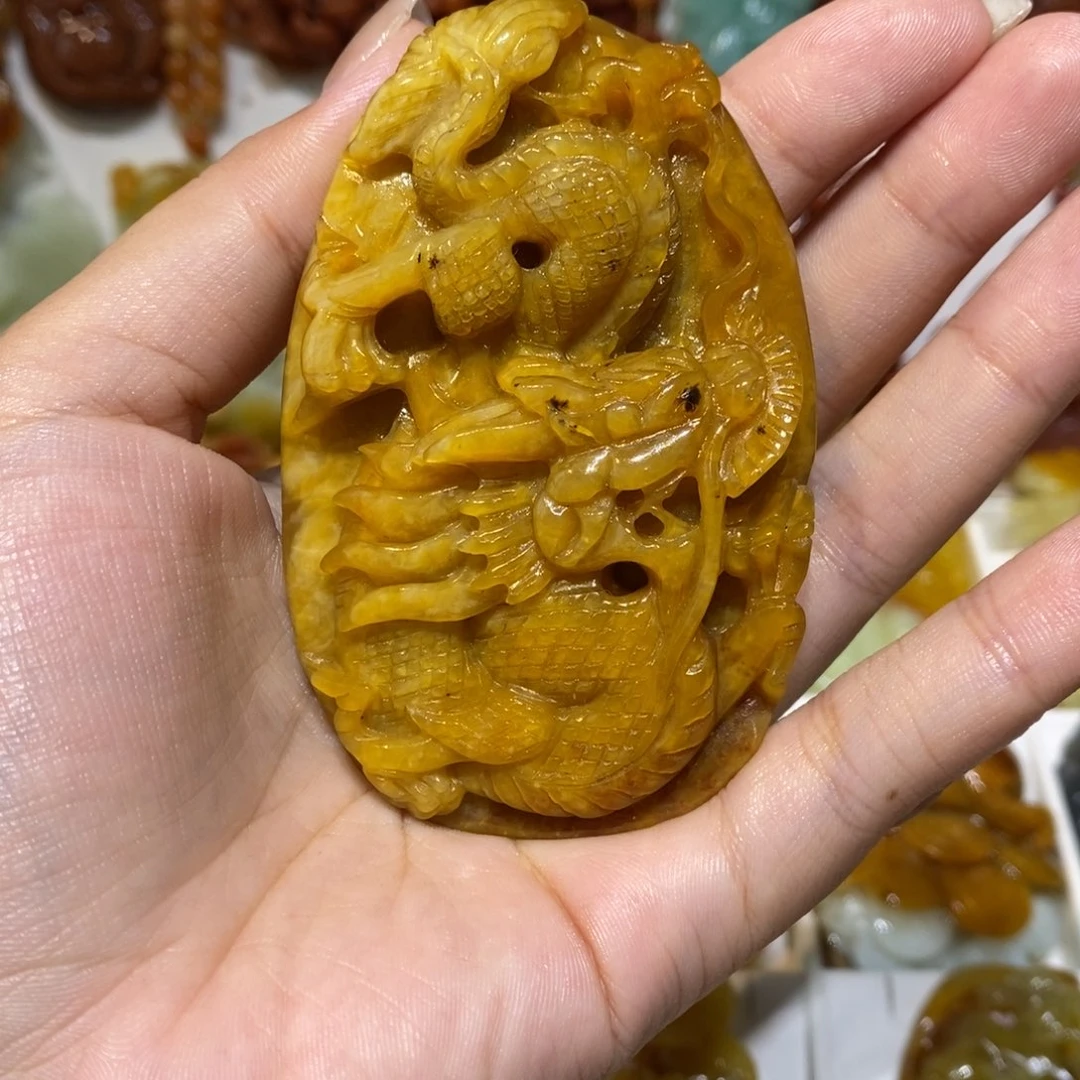 未镶嵌蛇纹石玉颈饰