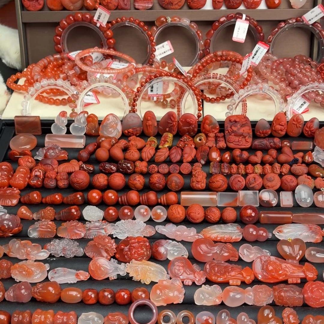 ****D南红玛瑙未镶嵌颈饰18