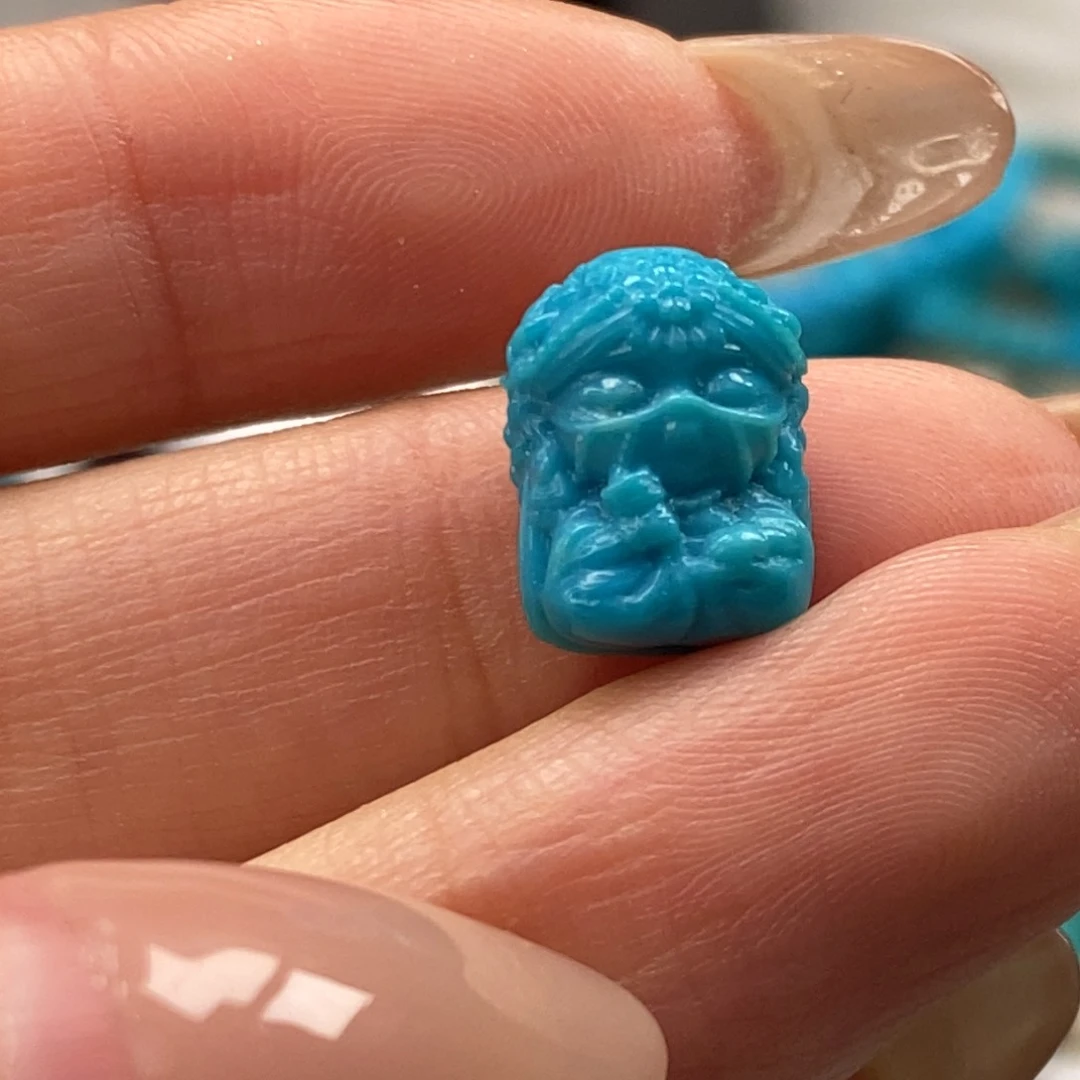 未镶嵌绿松石挂件