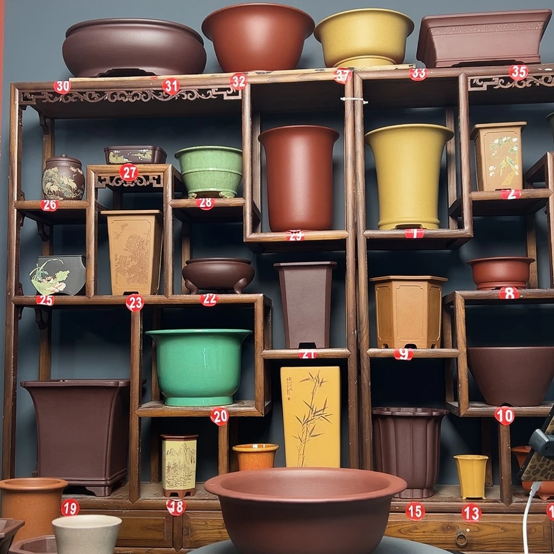 迷***川紫砂花盆紫砂花盆