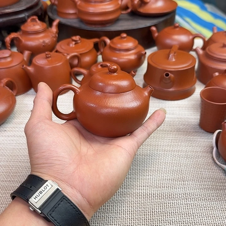 壶紫砂全手工制作文蛋