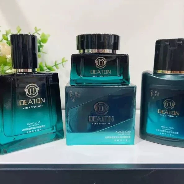 迪顿氨基酸海盐清润男士醒肤水润肤乳醒肤露面霜不油腻水润肌肤