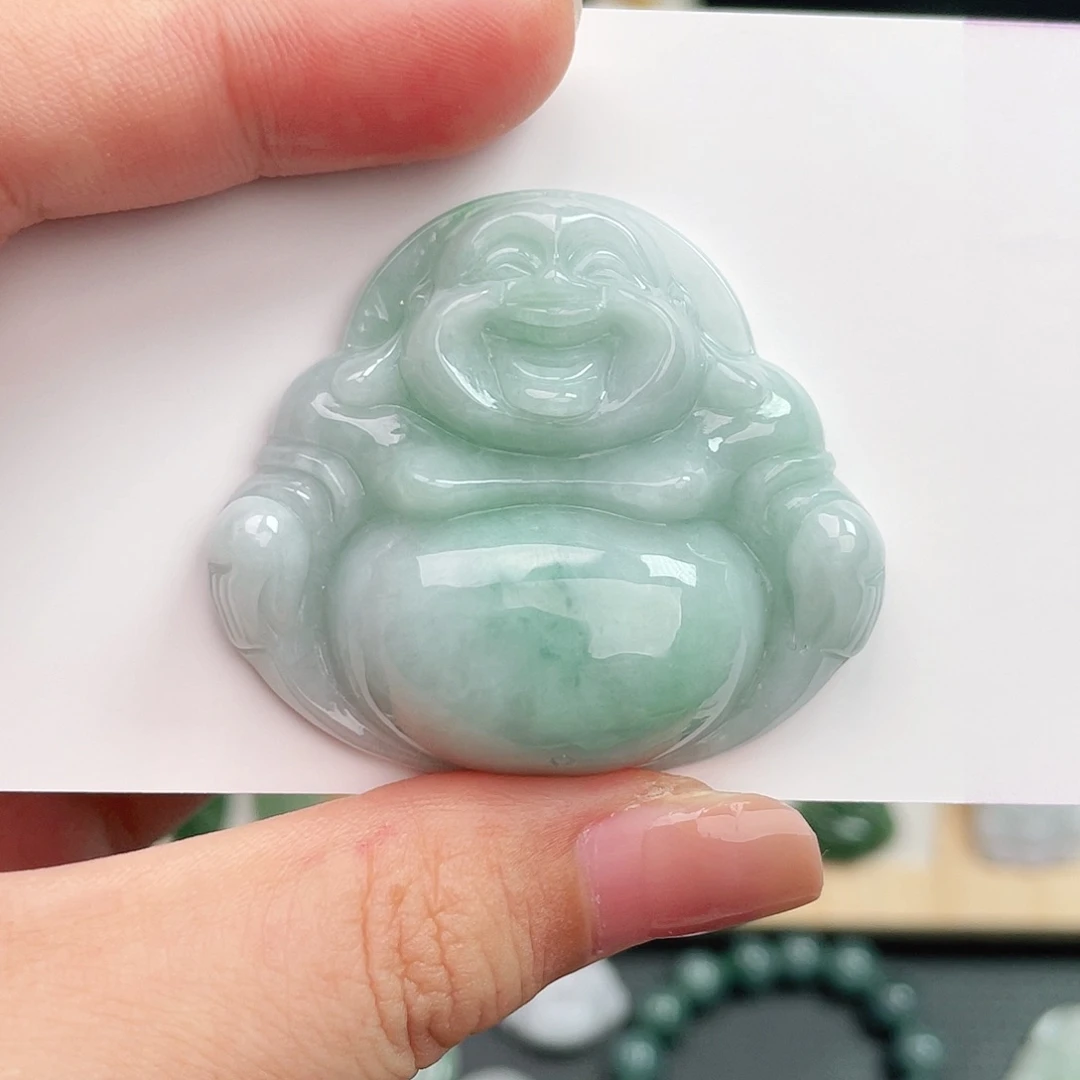 颈饰未镶嵌翡翠佛公