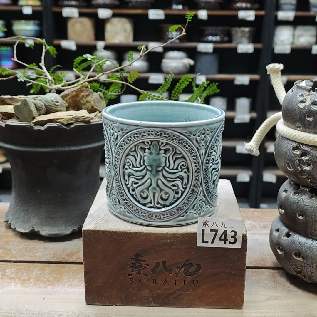 瓷素八九陶瓷内口10.5高9.5