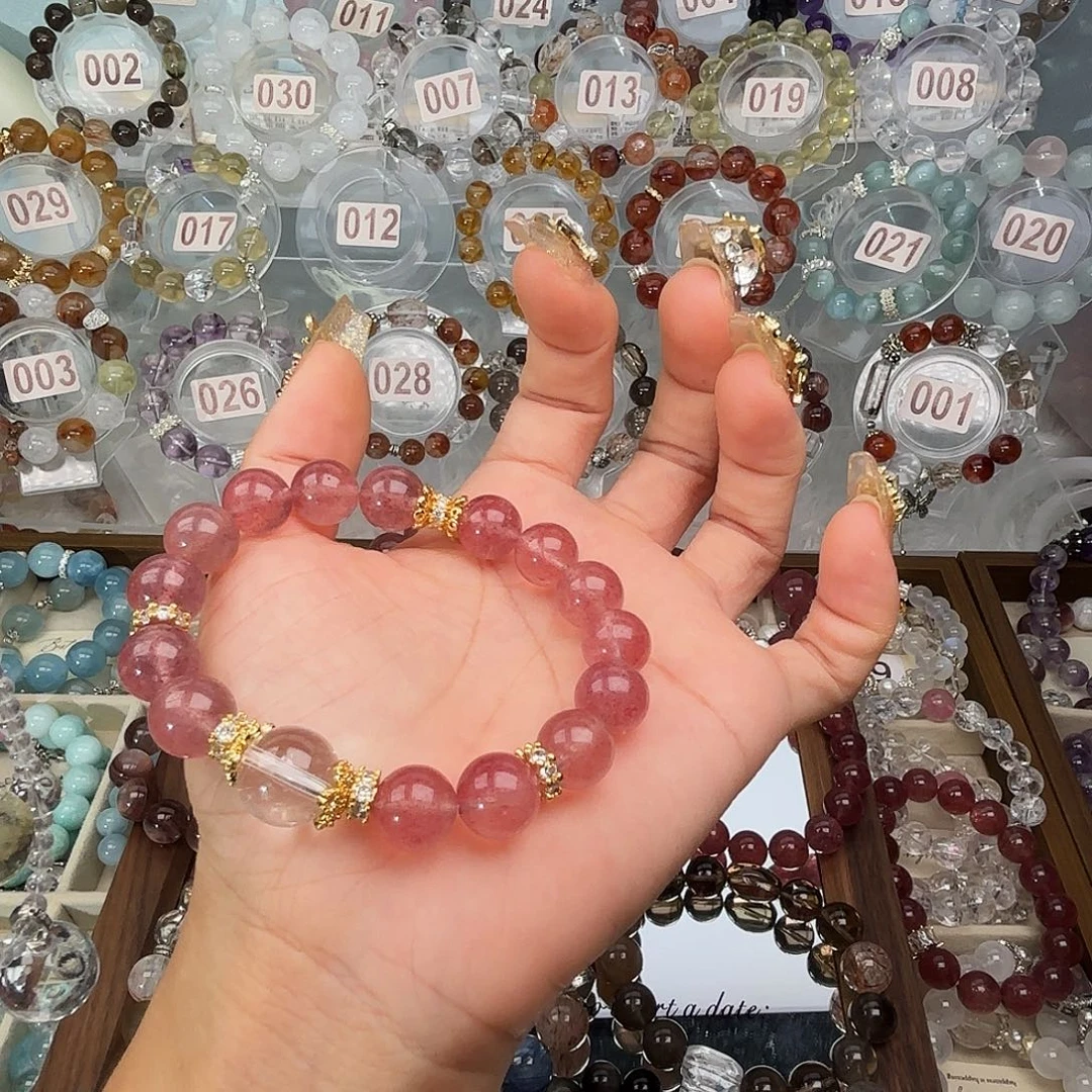 手链水晶银S925镶嵌88888