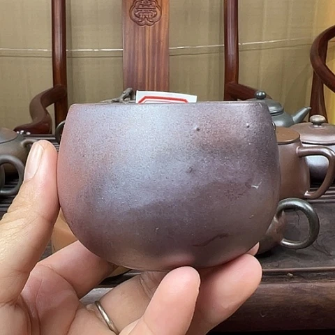 戬谷龙窑柴烧茶杯7