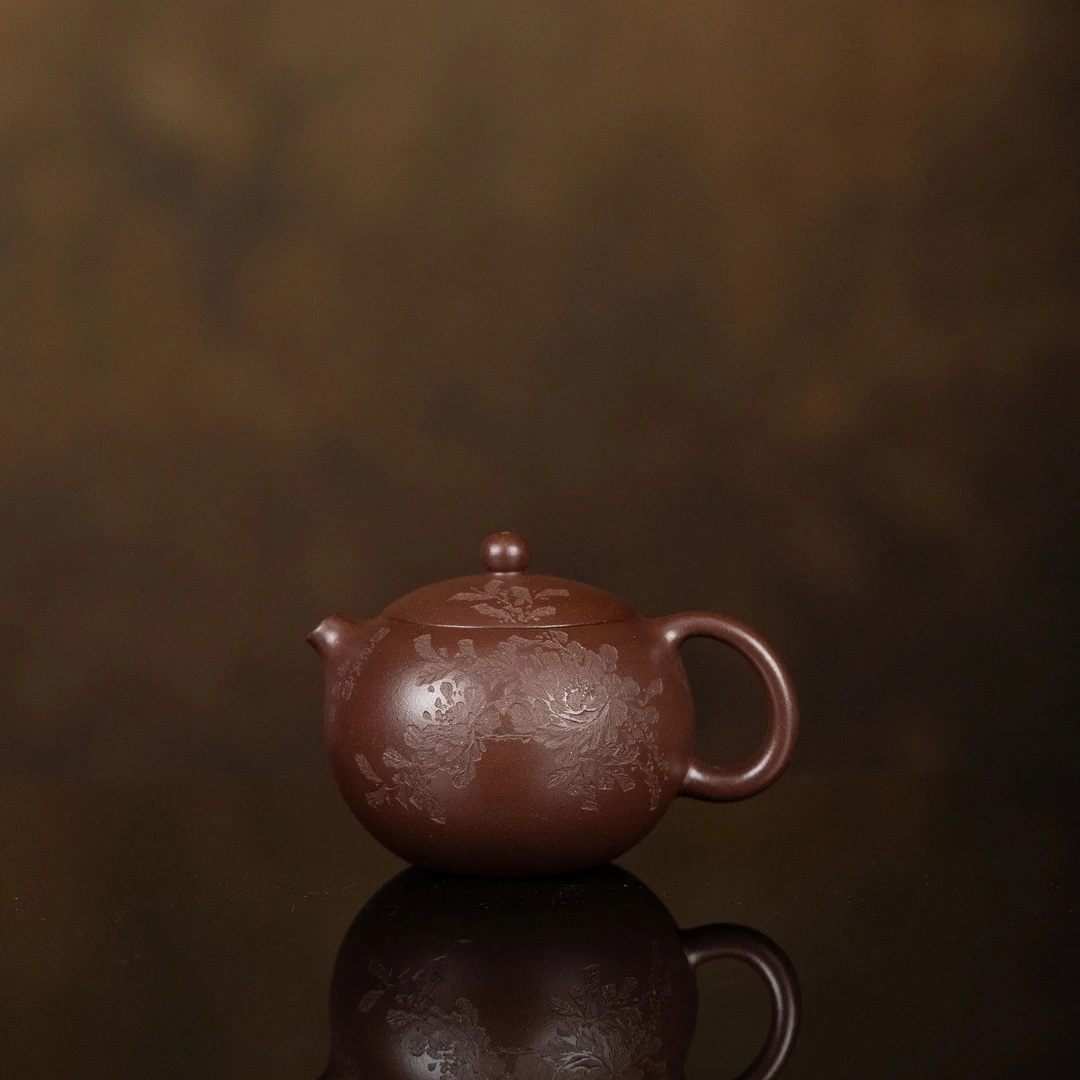 【利贞l西施】原矿紫泥约200cc手工制宜兴紫砂壶茶具WYJ