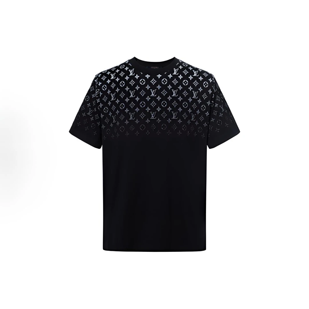 全新未使用 LouisVuitton/路易威登 渐变老花logo短袖