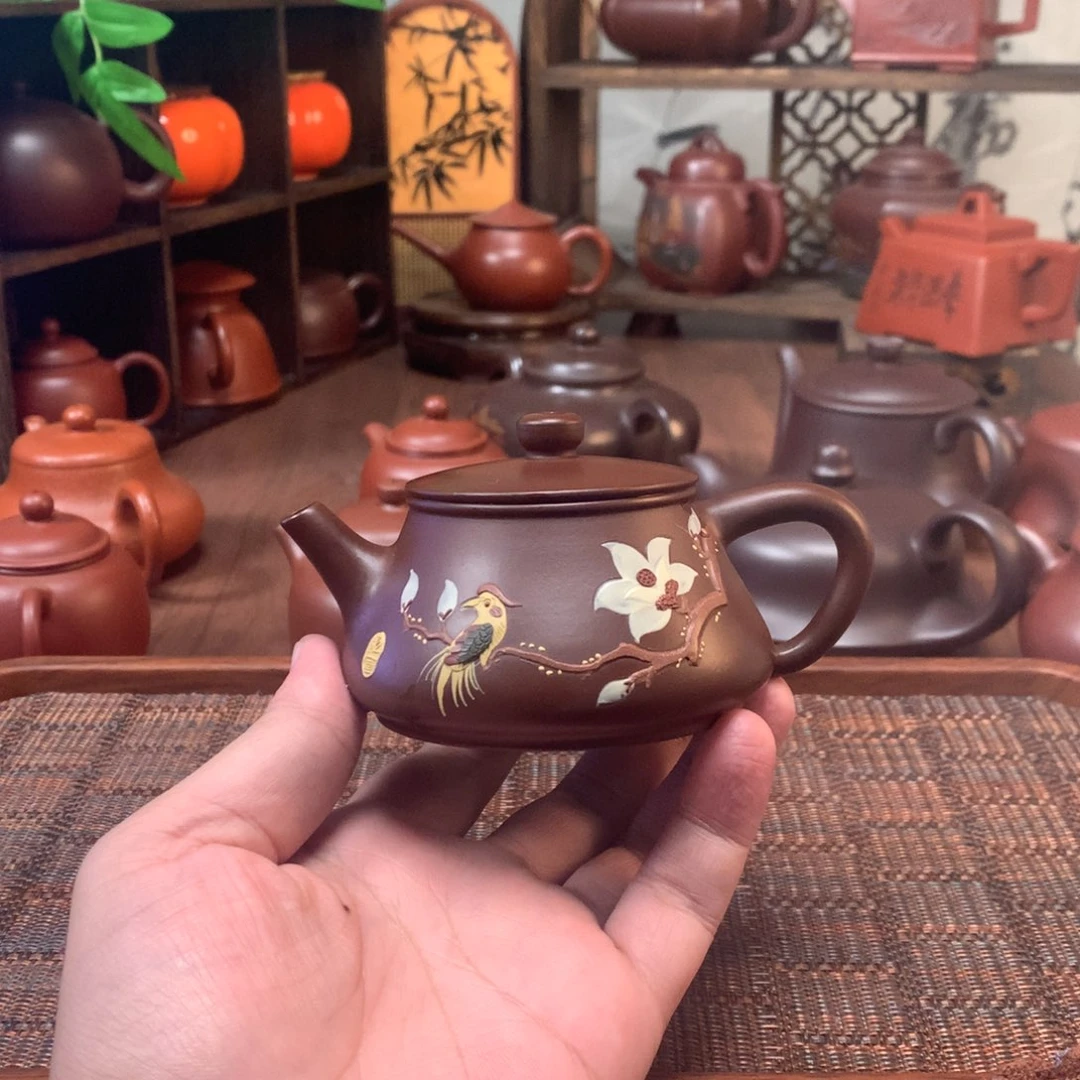 茶壶紫砂120cc。