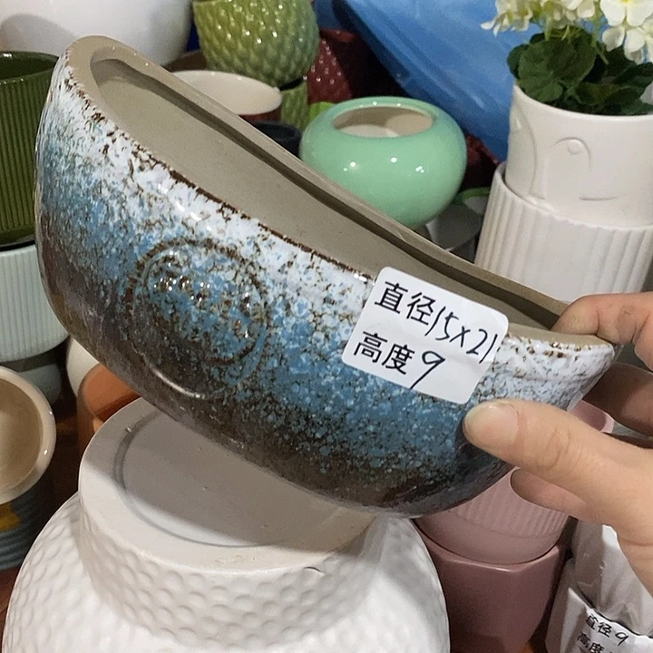 摆件陶凑单满12包邮发有孔