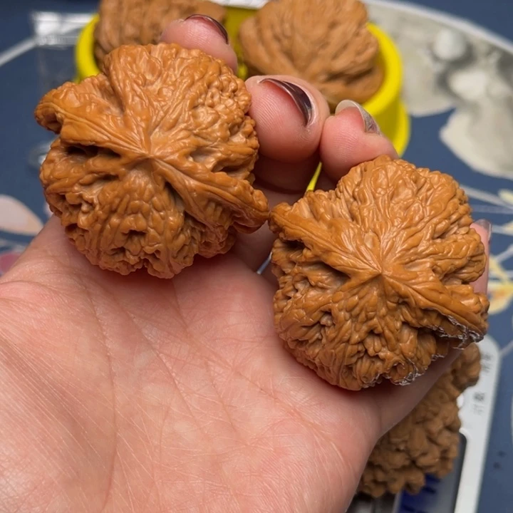 文玩核桃把件粗筋46