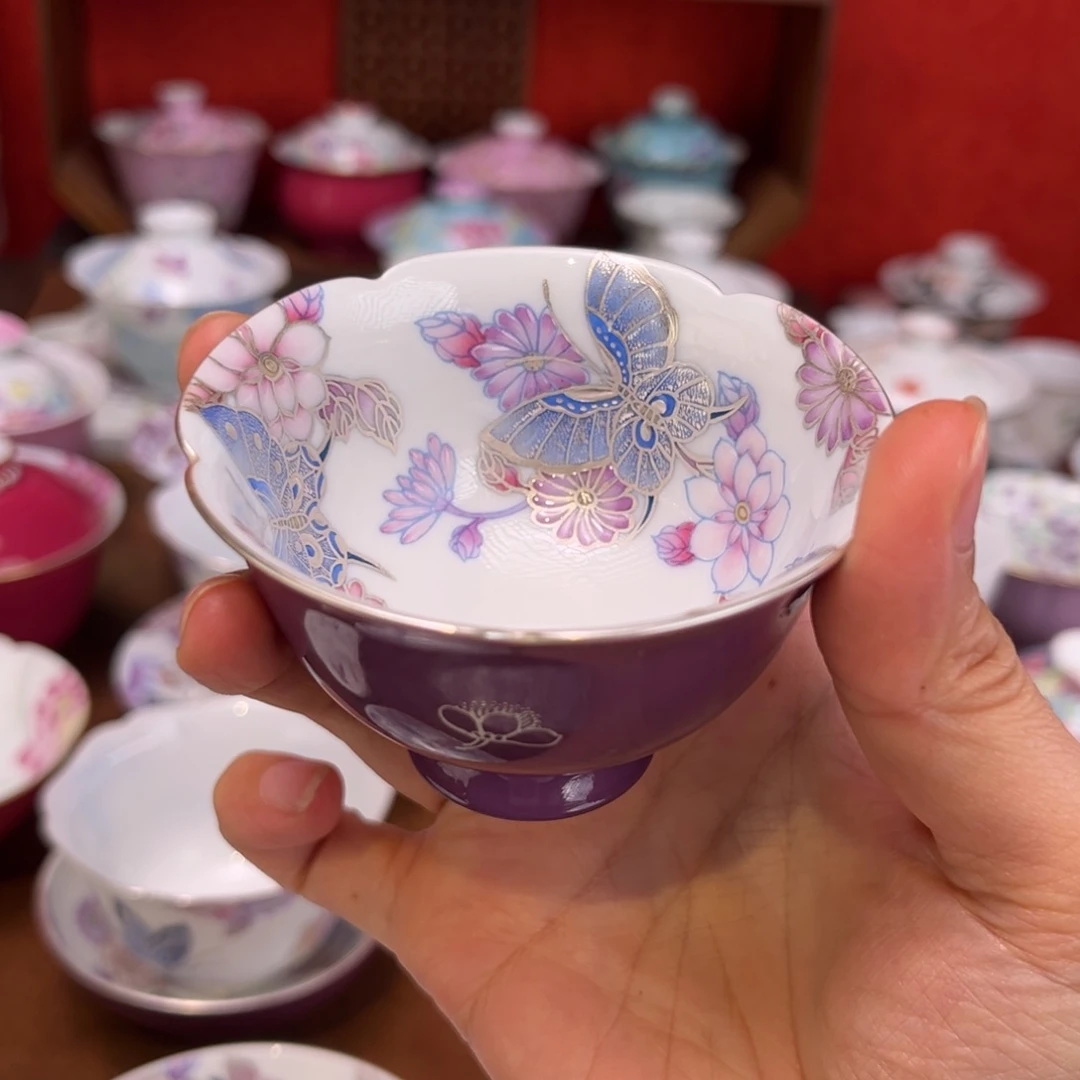 景德镇纯手绘陶瓷茶具