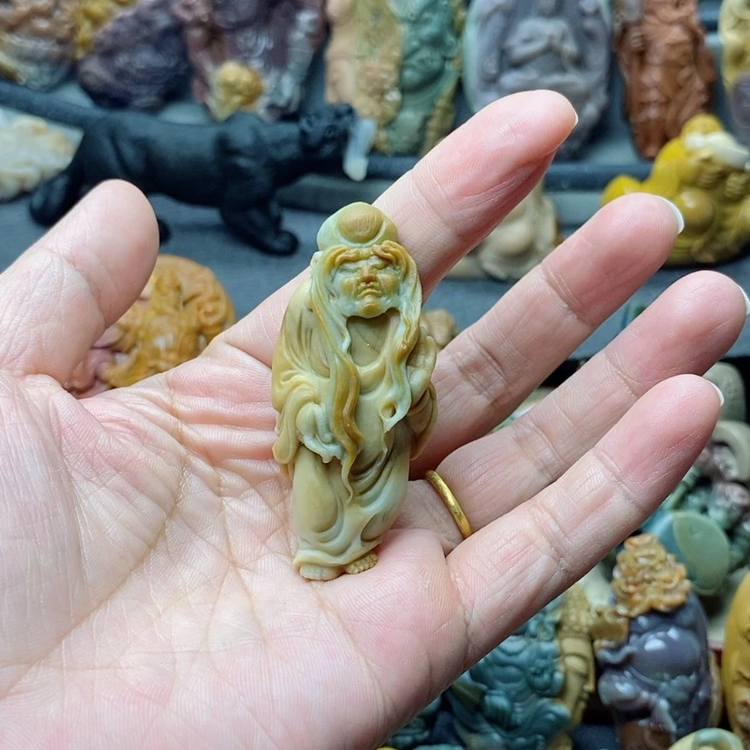 【闪购商品】定制石英质玉手把件未镶嵌