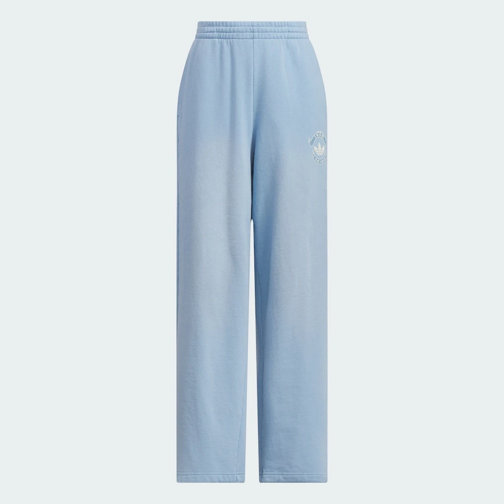 Adidas三叶草学院风宽松运动裤KC5873