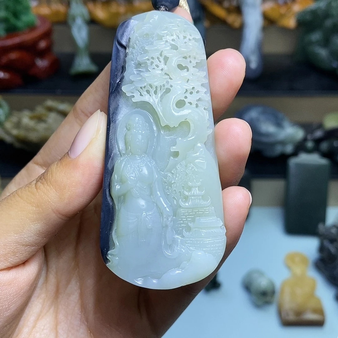 颈饰未镶嵌和田玉