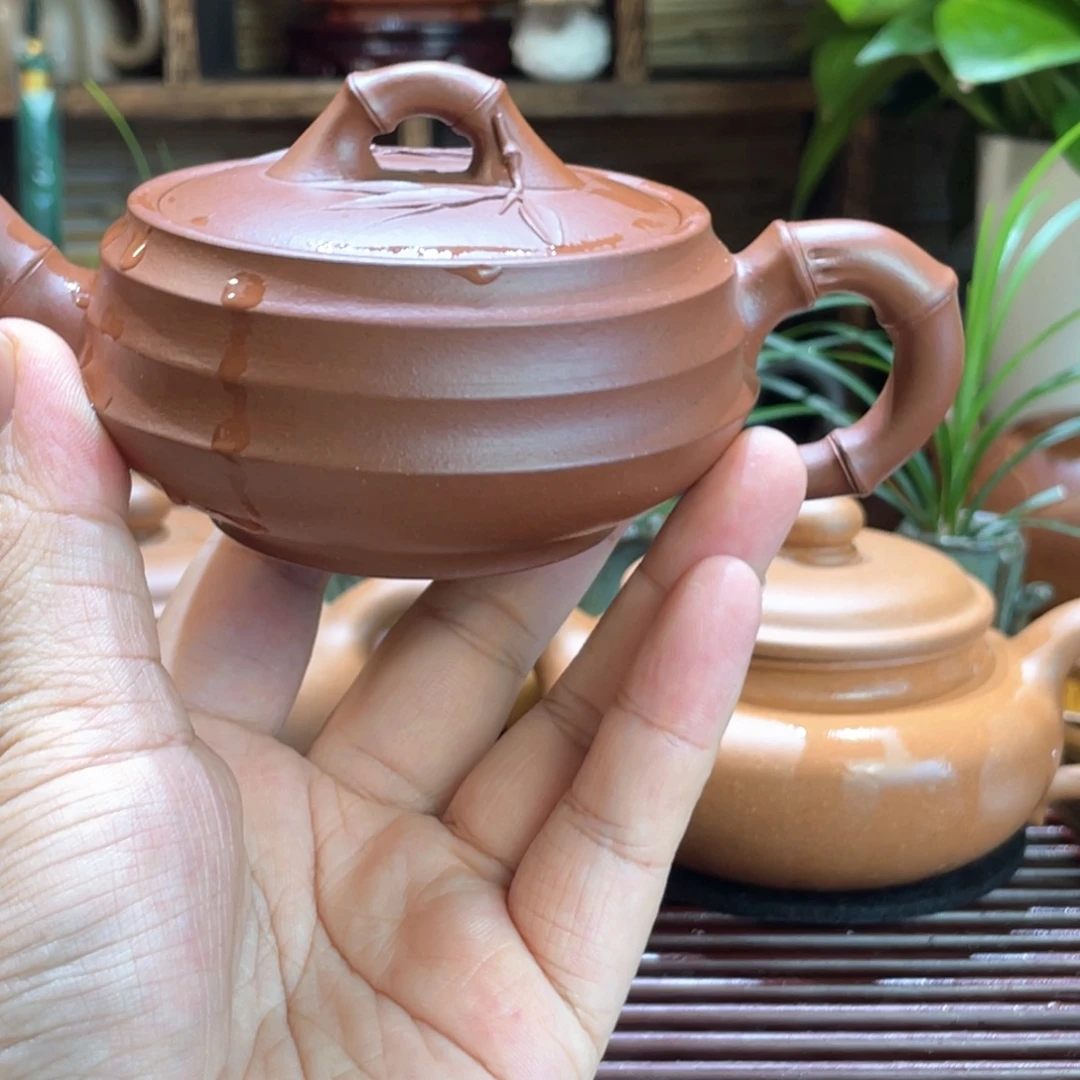 茶壶紫砂碗竹清水泥
