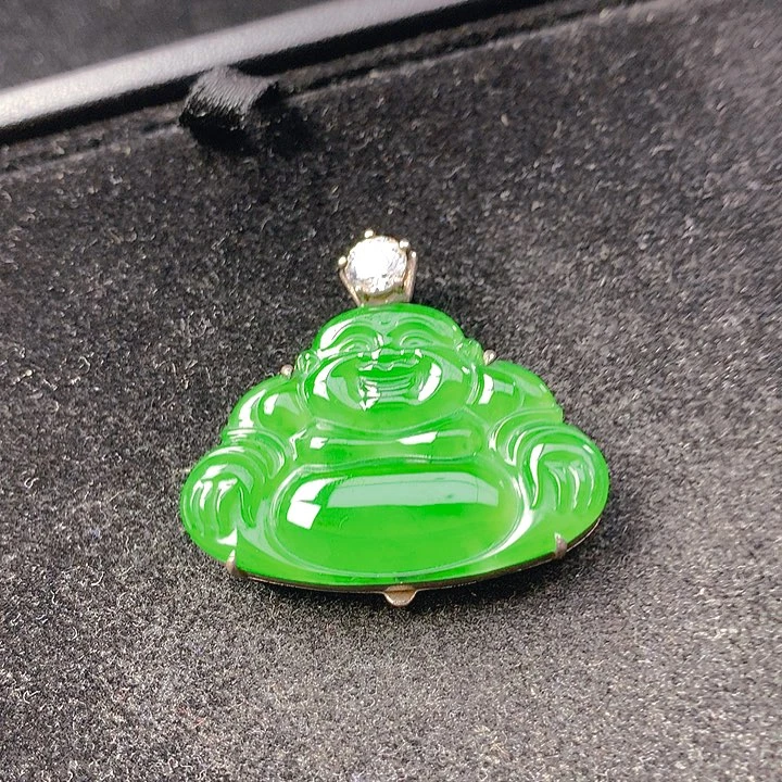 【闪购商品】翡翠银S925镶嵌颈饰翡翠