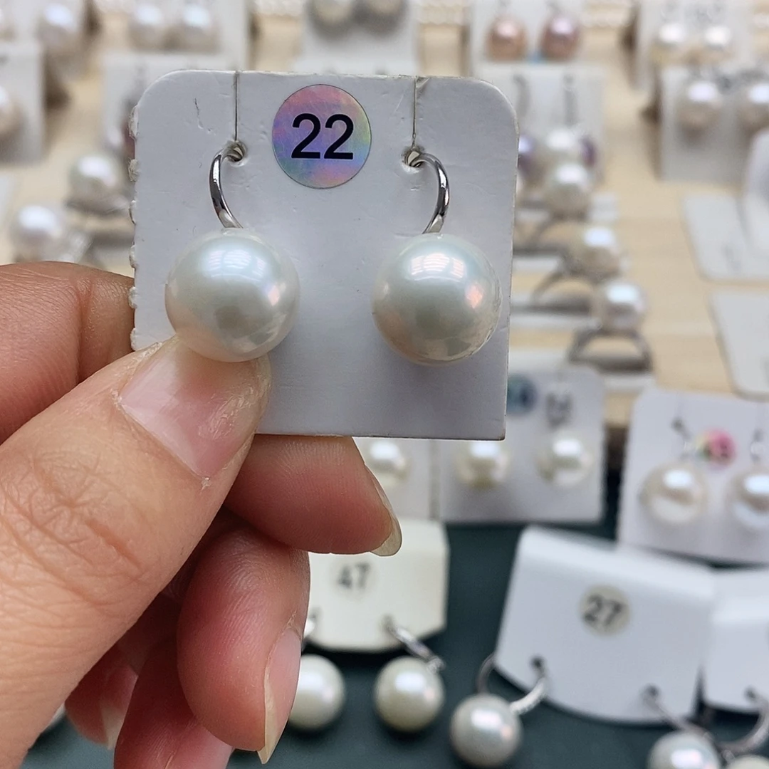 半***田颈饰淡水珍珠银S925镶嵌