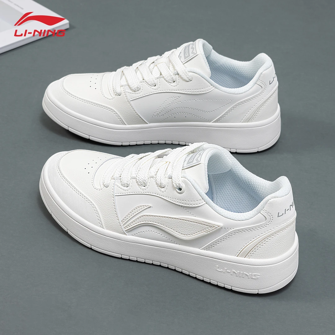 李宁元宝V3男鞋板鞋2025夏季新款低帮透气百搭小白鞋潮鞋休闲鞋子