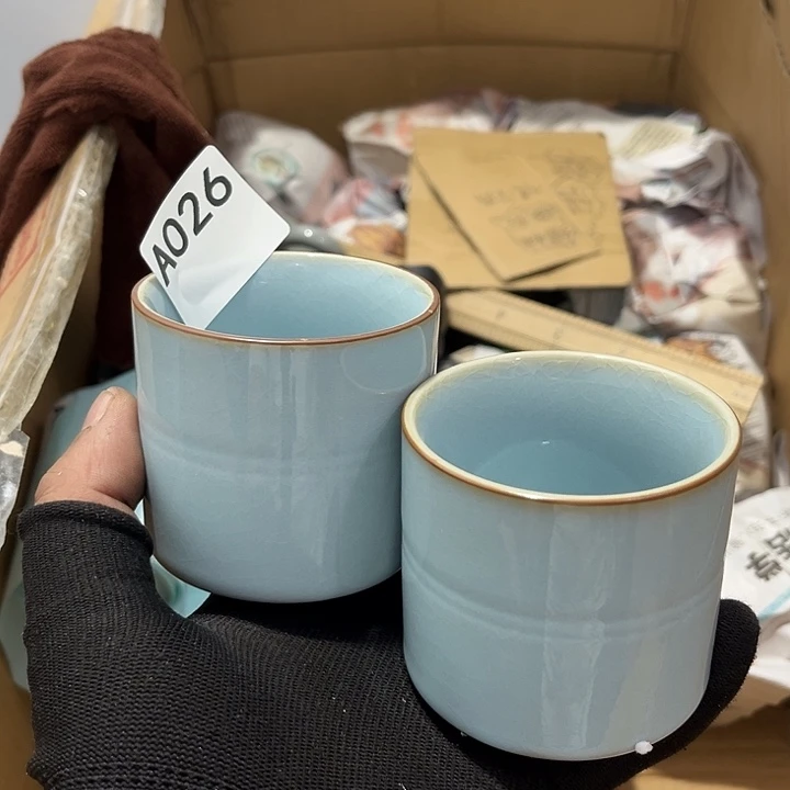 瓷片茶摆件工艺品摆件666