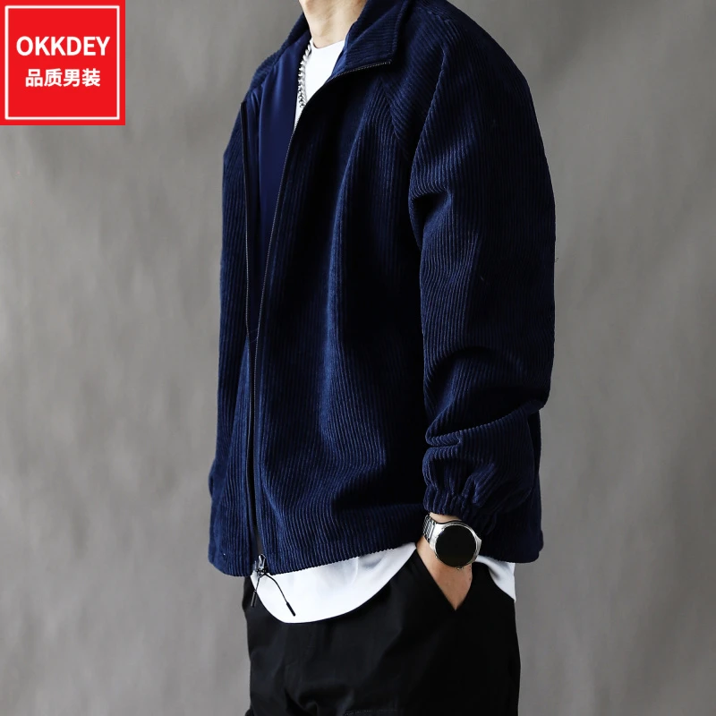 潮牌工装夹克男士春秋新款百搭宽松长袖上衣高端男装美式休闲外套