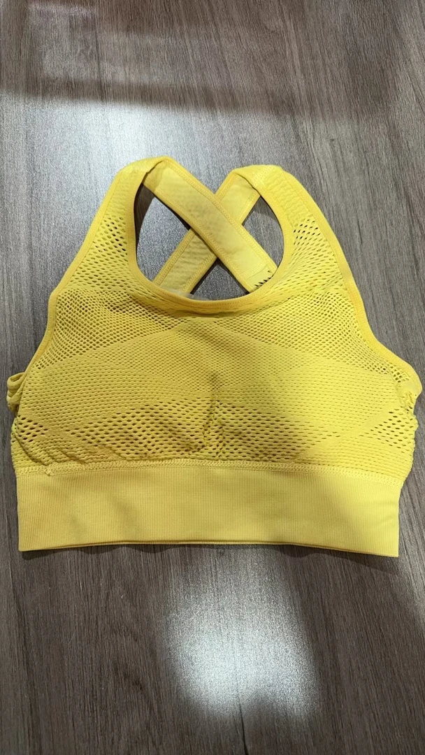 6218断色断码运动瑜伽上衣美 背