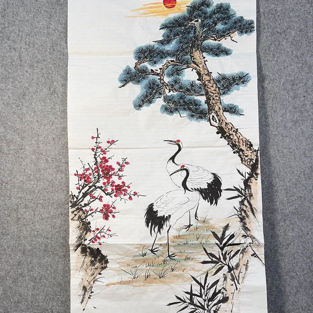 国画161 花鸟在此鸣叫时还要