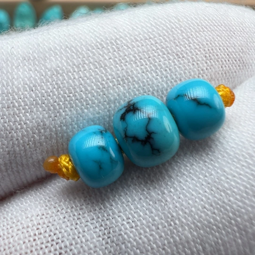 绿松石未镶嵌配饰6.6*5.7（2）