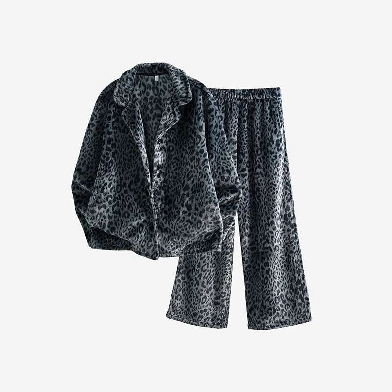 黑豹法兰绒套装J1004