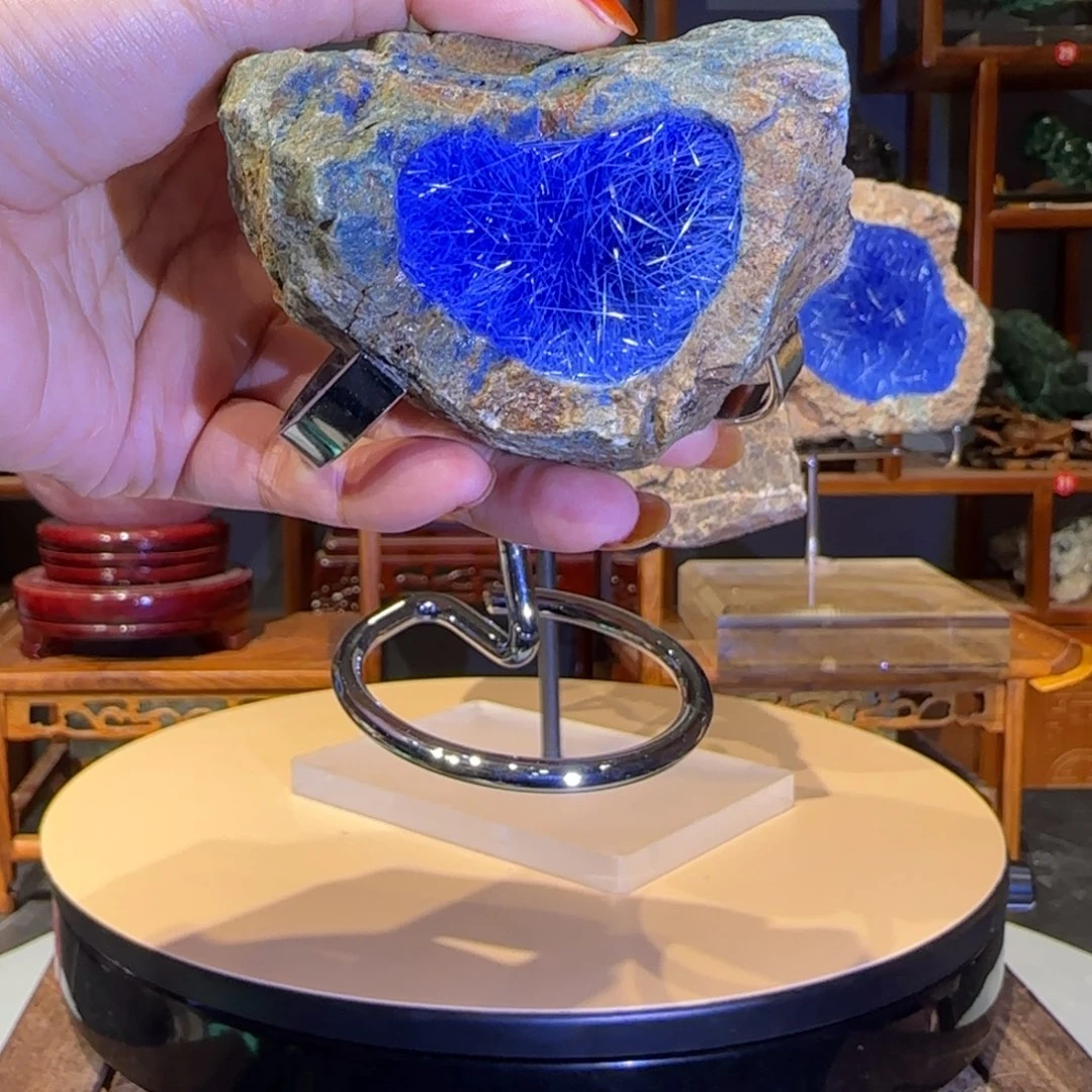 石材蓝铜矿发晶111414441