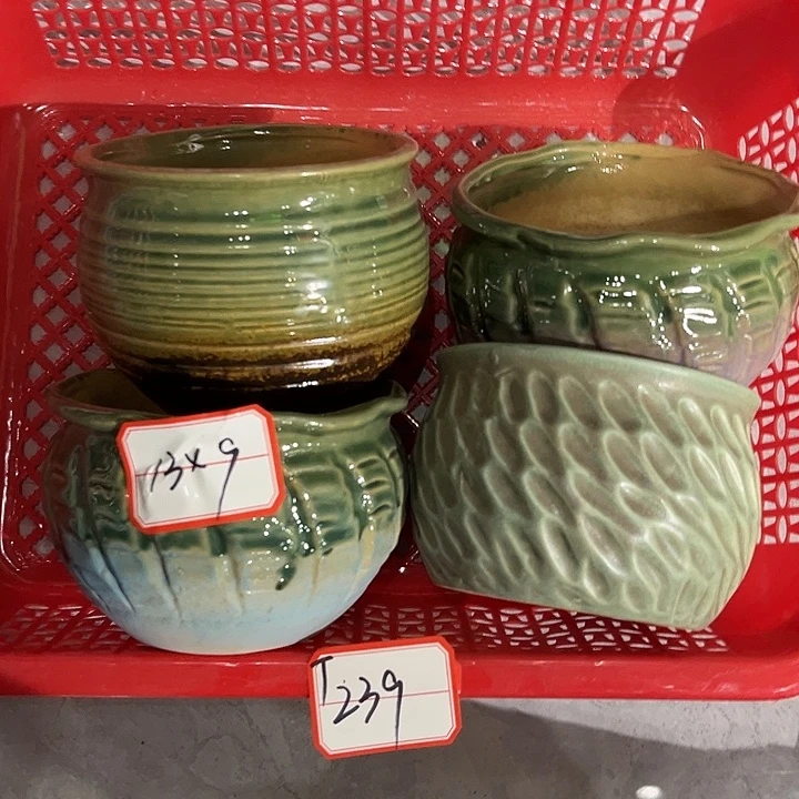 瑕疵粗陶花盆瑕疵