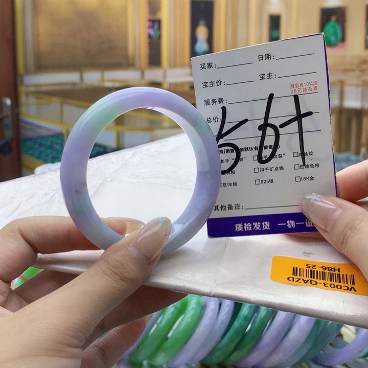 翡翠未镶嵌手镯000……