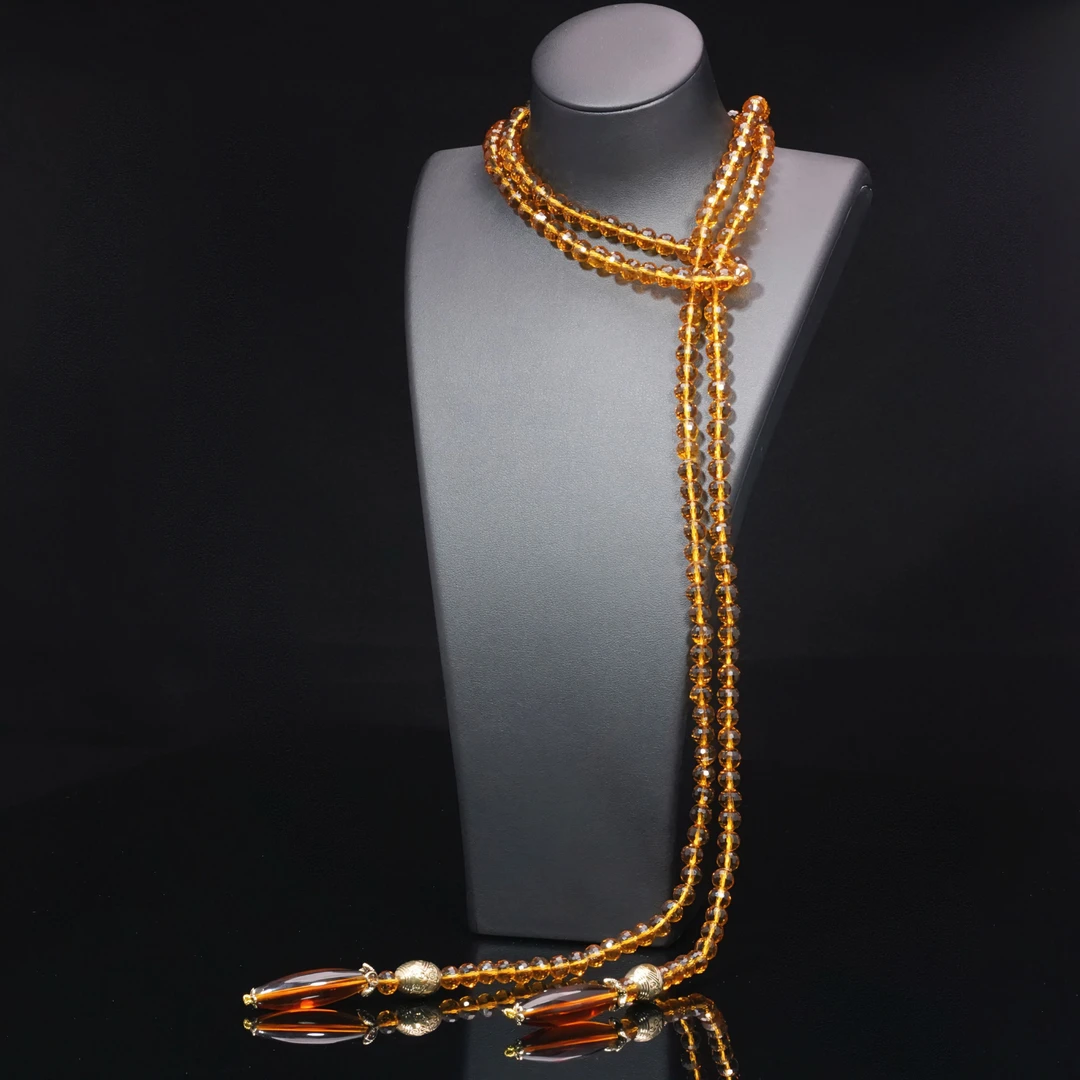 铜合金项链 【2364】项链 复古精致满钻手工气质