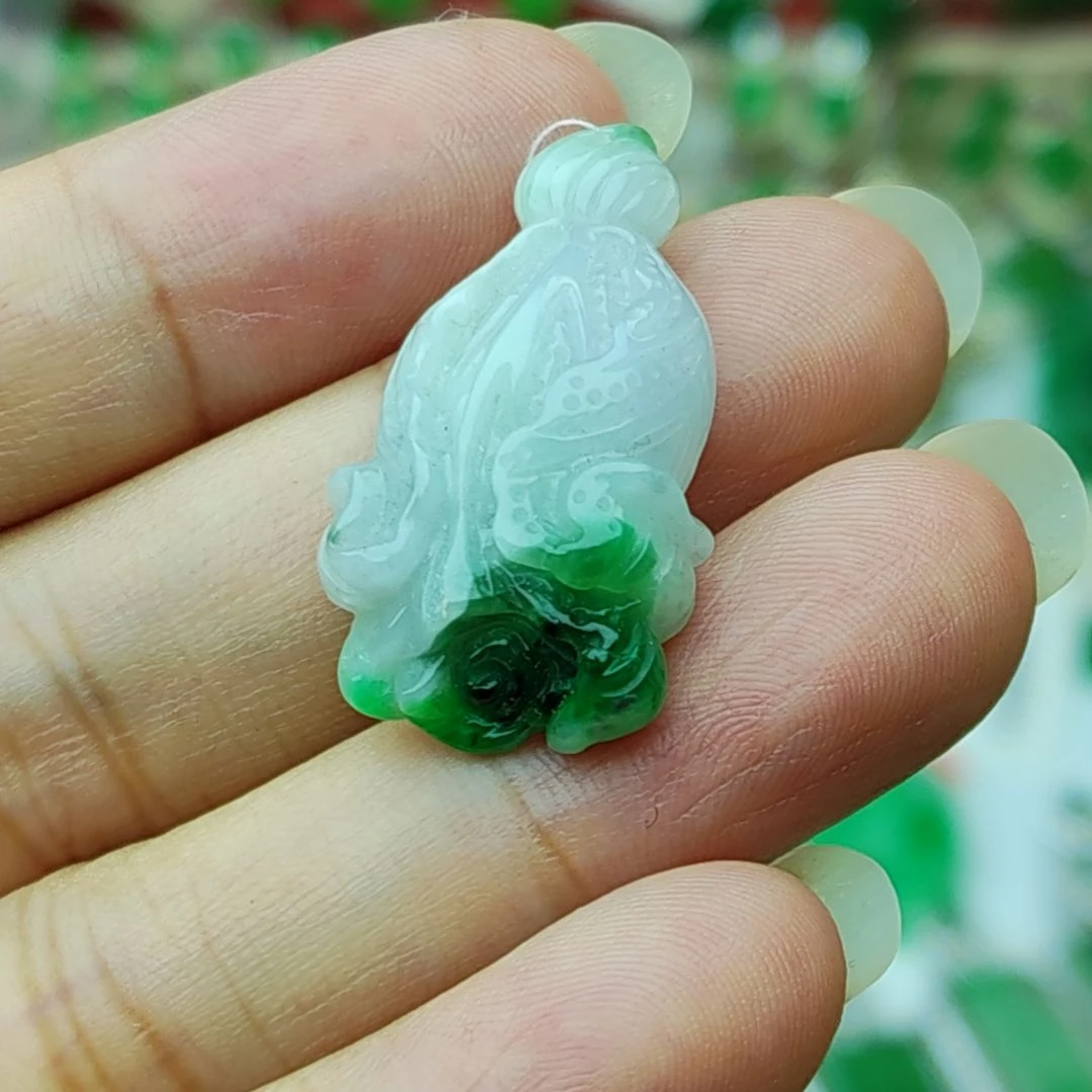 未镶嵌挂件翡翠7
