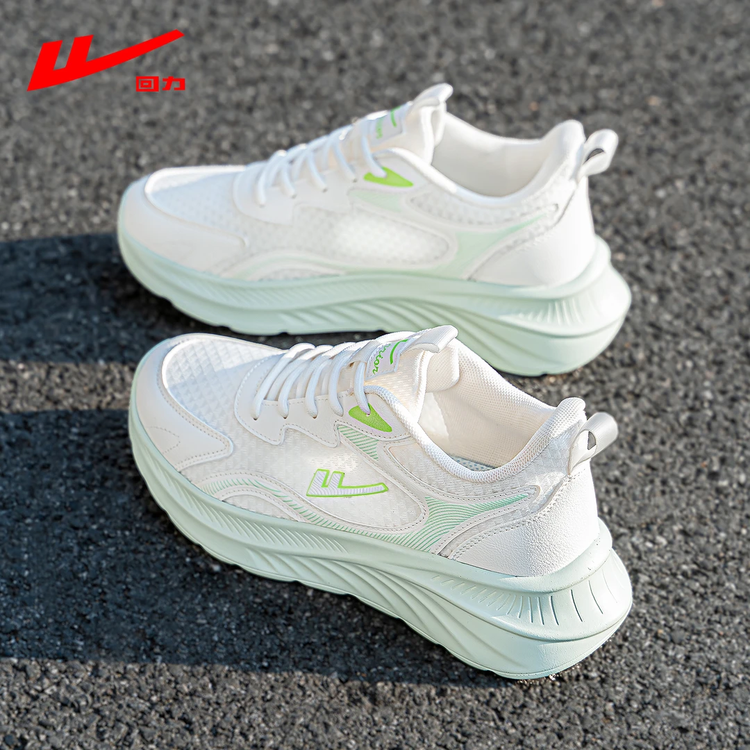 回力女鞋运动鞋女款2025秋季新款网面透气学生轻便软底减震跑步鞋