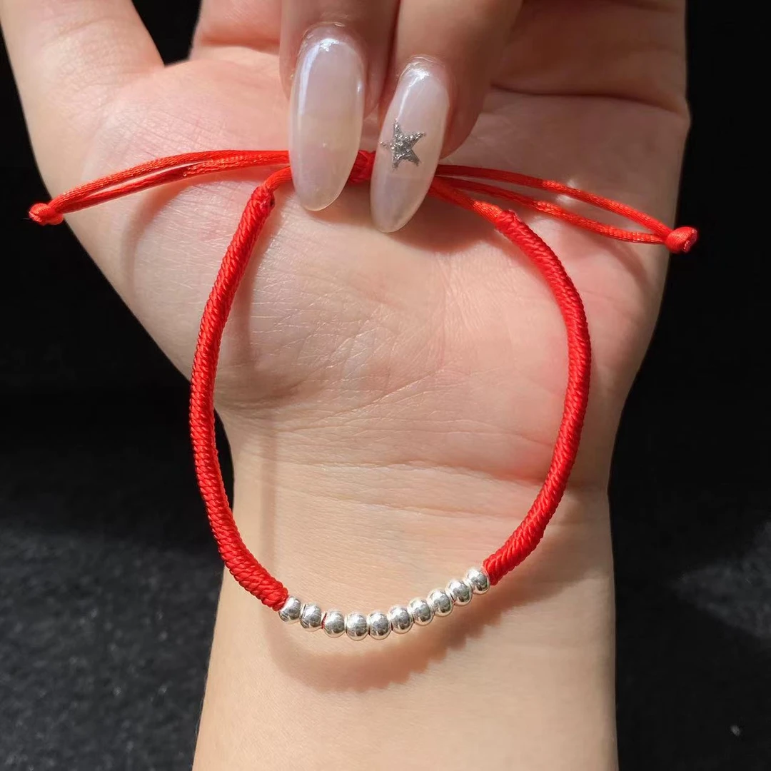 足银银制品 【铭记珠宝】足银手绳16-2DM249H590