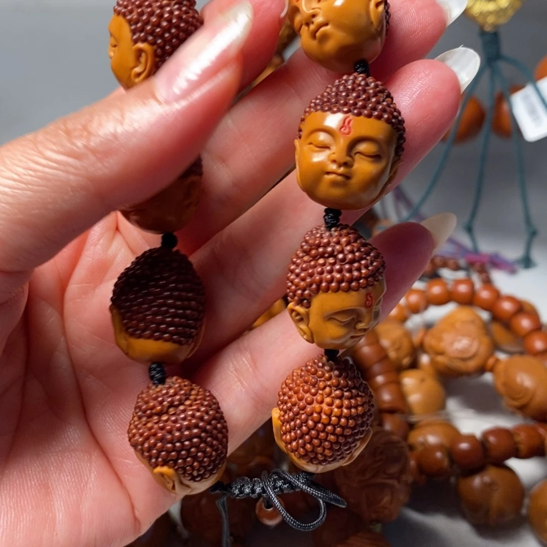 橄榄核手串/手链释迦摩尼佛头