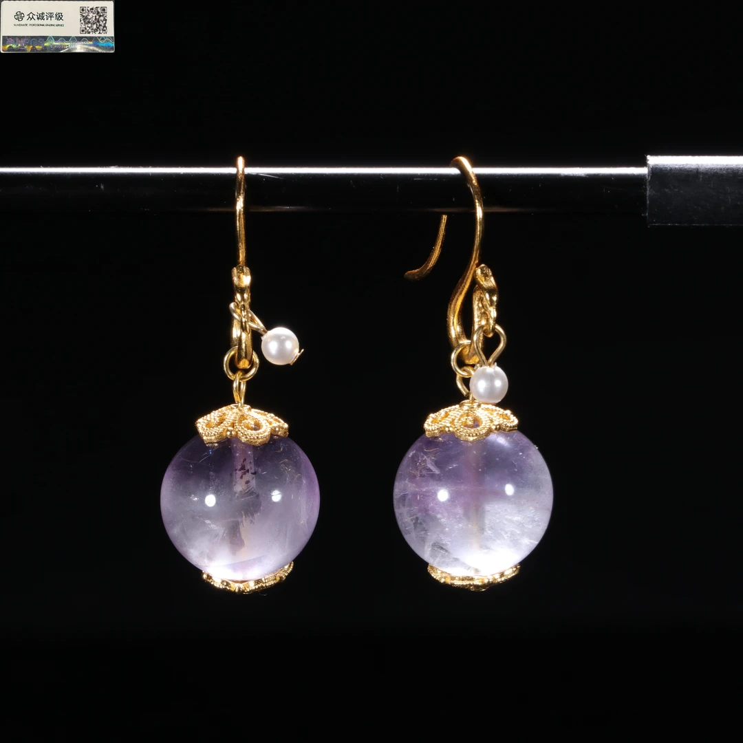 1119042/博古通今/集古藏今/水晶耳坠/古董首饰