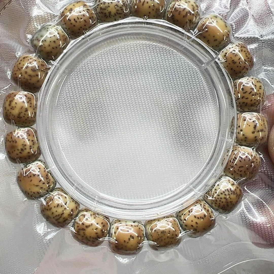 星月菩提手串/手链120高端火烧云星月菩提单圈1.2