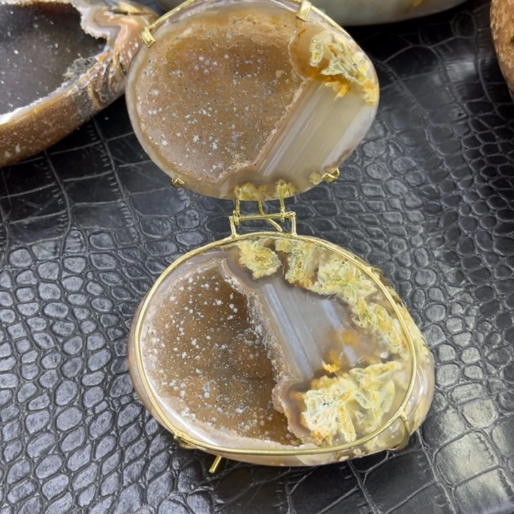 水晶未镶嵌发饰黄软盆