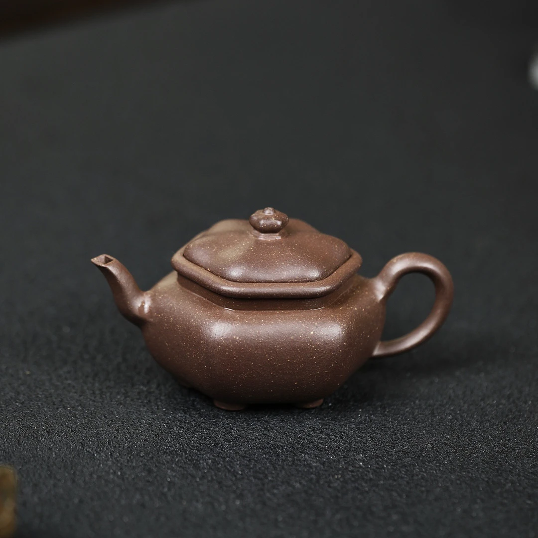 鸣远宫灯·慕古传器 容量130cc/老紫泥